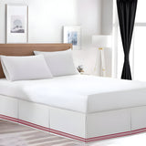 400TC Cotton Sateen Classic Embroidery Tailored Bed Skirt