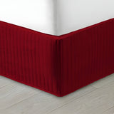 400TC Cotton Vertical Quilted Tailored Bed skirt