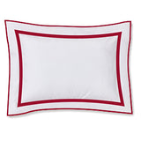 400TC Embroidery & Border Cotton Sateen Solid Pillow Sham