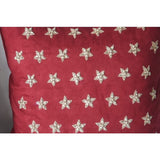 Floral Embroidery Pillow Cover (Set of 1)