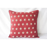 Floral Embroidery Pillow Cover (Set of 1)