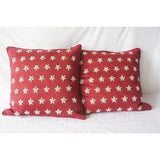Floral Embroidery Pillow Cover (Set of 1)