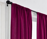 Burgundy Curtains