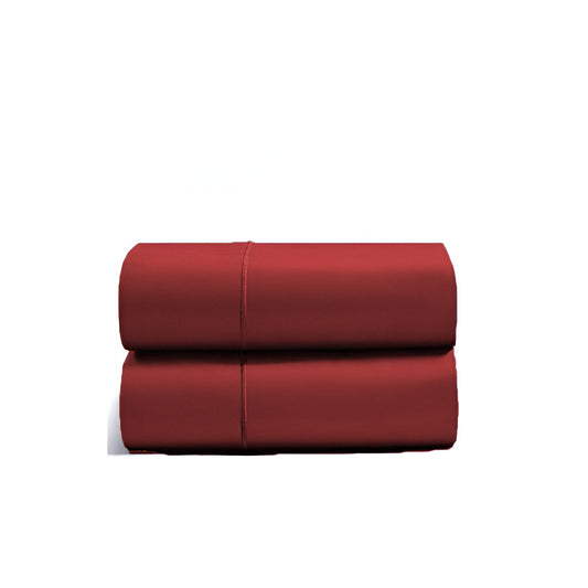 400TC Luxurious Single Embroidery Cotton Sateen Pillowcases (Set Of 2)