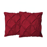 400TC Cotton Pintuck Sateen Solid Euro Sham