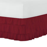 400TC Sateen Solid Cotton Ruffle Bed Skirt