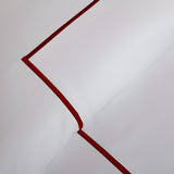 400TC Cotton Single Embroidery Sateen Solid Duvet Cover Set