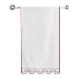 U Shape Embroidered Bath Towels (Set of 2)