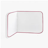 Wall Corner Rounded Dorm Bed Headboard In Embroidery Border With Self Adhesive Velcro Straps