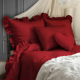 400TC Cotton Sateen Ruffle Sheet Set