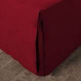 400TC Cotton Sateen Solid Tailored Quilted Bedspread Set