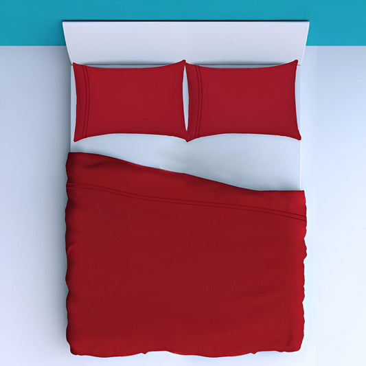 400TC Luxurious Double Embroidery Sateen Solid Cotton Sheet Set