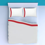 400TC Border Frame Cotton Sateen Pillowcases (Set Of 2)