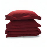 400TC Sateen Solid Cotton Round Duvet Cover Set