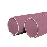 Ticking Stripe Velvet Bolster Pillow Cover