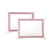 400TC Cotton Classic Embroidery Sateen Solid Pillow Sham
