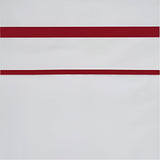 400TC Embroidery & Border Cotton Sateen Solid Pillow Sham