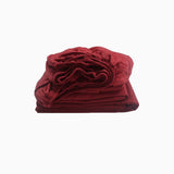 400TC Luxurious Double Embroidery Sateen Solid Cotton Fitted Sheet