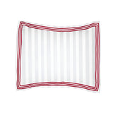 400TC Cotton Sateen Triple Edge Embroidery Stripe Duvet Cover Set