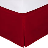 400TC Sateen Solid Cotton Wrap Around Tailored Bed Skirt
