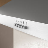 CIARRA 24 Inch 450CFM Wall Mount Range Hood With Delay Shut off 3-Speed Extraction CAS60206P-OW
