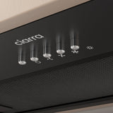CIARRA 29 Inch Range Hood Insert, 450 CFM, Built-In Under Cabinet, Black Finish CAB75913E-OW