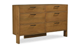 Lachlan 6 Drawer Dresser Brown