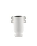 Happy 40 Straight White Vase