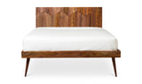 O2 Queen Bed Dark Brown
