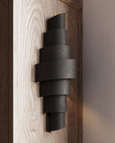 Chiffonade Black Wall Sconce