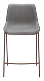 Magnus Counter Stool (Set of 2) Slate Gray & Walnut