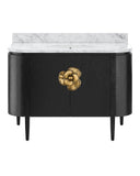 Briallen 48" Black Vanity with Oval Undermount Sink