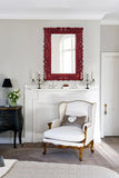 Barcelona Mirror - Glossy Burgundy