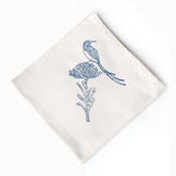 French Home Set of 4 Sugarbird Napkins - Indigo