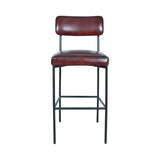 Ouston Leatrher Bar Stool