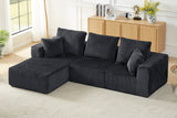 KALEN 103" Corduroy Left Chaise Sofa