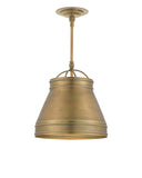 Lumley Brass Pendant