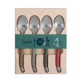 French Home Set of 4 Coffee Spoons - Holly Berry