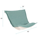 Puff Chair Cushion Sterling Breeze -Cushion and Cover Only
