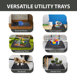 Footsteps 2 Pack Rubber Boot Tray Floor Protector