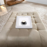 White Lacquer Square Wood Tray Set