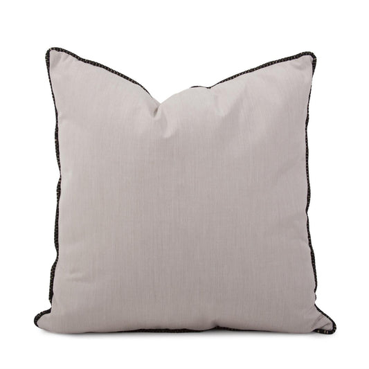 24 x 24 Outdoor Pillow with Dec Cord- Seascape Sand- Poly Insert