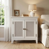 Storage Cabinet Set of 2, Sideboard Cabinet with Doors