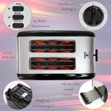 Moss & Stone 2-Slice Extra-Wide Slot Toaster