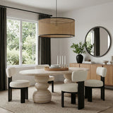 Navo - Indoor/Outdoor Dining Table - Travertine