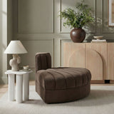 Rummi - Velvet Performance Fabric Upholstered Modular Chair