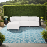 Axis Corner Seascape Natural Slipcover -Cover Only