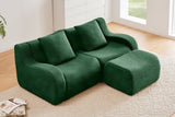 ROMA 82.7" Loveseat with 1 Ottoman