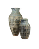 Ragusa Large Antique Blue Drip Urn