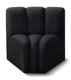 Arc - Velvet Curved Corner Chair